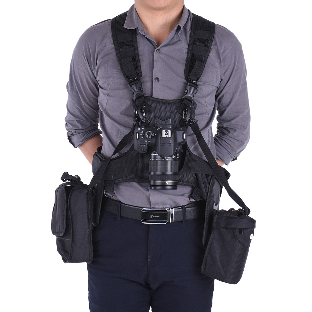 Micnova MQMSP07 Outdoor Photography Multi Camera Carrying Vest Carrier