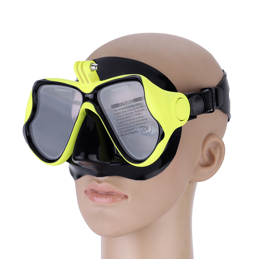 Snorkelling Scuba Diving Mask Goggles Swimming Face Mask with Bracket