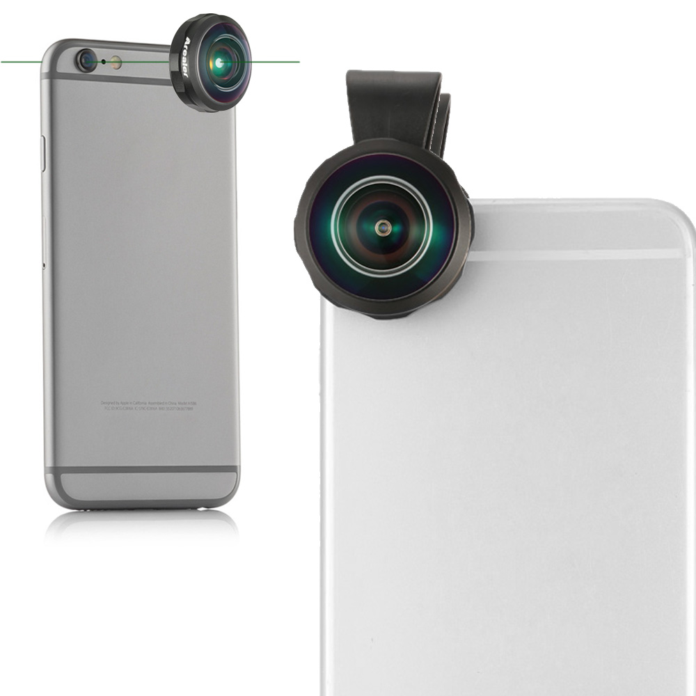 Arealer Universal Professional Super Wide Angle Cell Phone Camera Lens